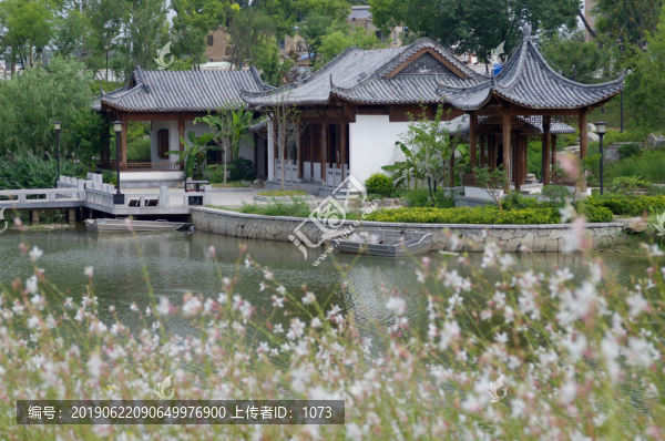 仿古建筑水榭