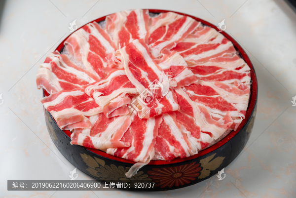 雪花羊肉