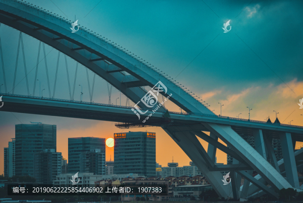 大橋夕陽