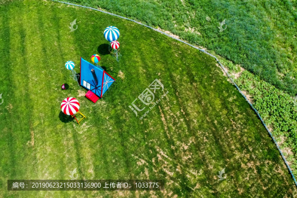 航拍徐州漢王鎮(zhèn)花田