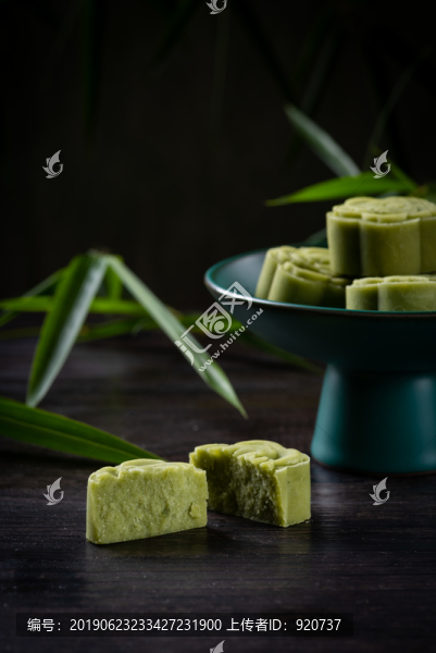 抹茶綠豆糕