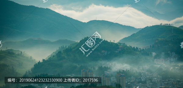 福建周寧縣城風(fēng)光