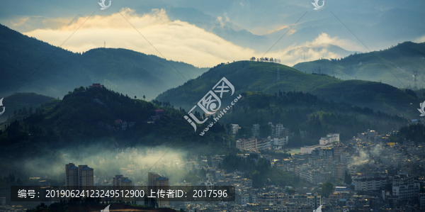 福建周寧縣城風(fēng)光