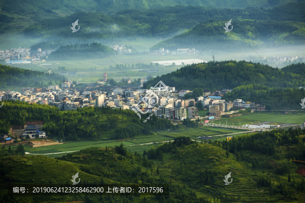 福建周寧縣城風光