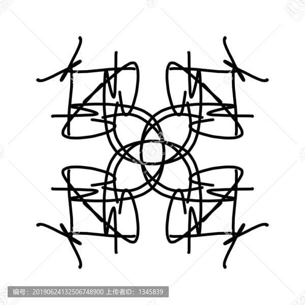 線條對(duì)稱(chēng)圖案