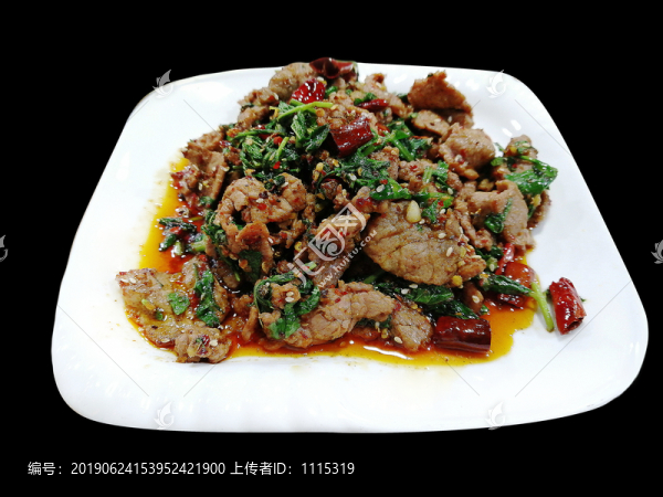 薄荷炒牛肉