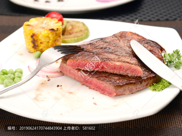 西餐牛排實拍圖