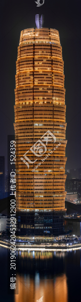 鄭州新區(qū)如意湖CBD高清圖