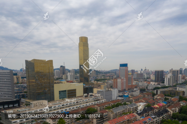 航拍濟南護城河
