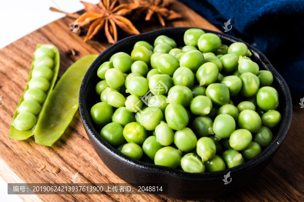 水煮豌豆