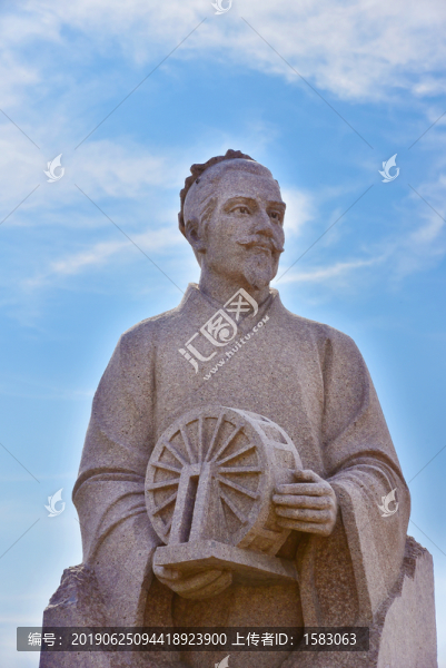 歷史名人雕像杜詩