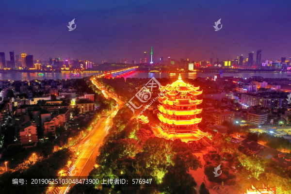 黃鶴樓夜景