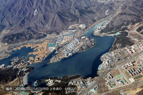 俯瞰北京雁棲湖全景
