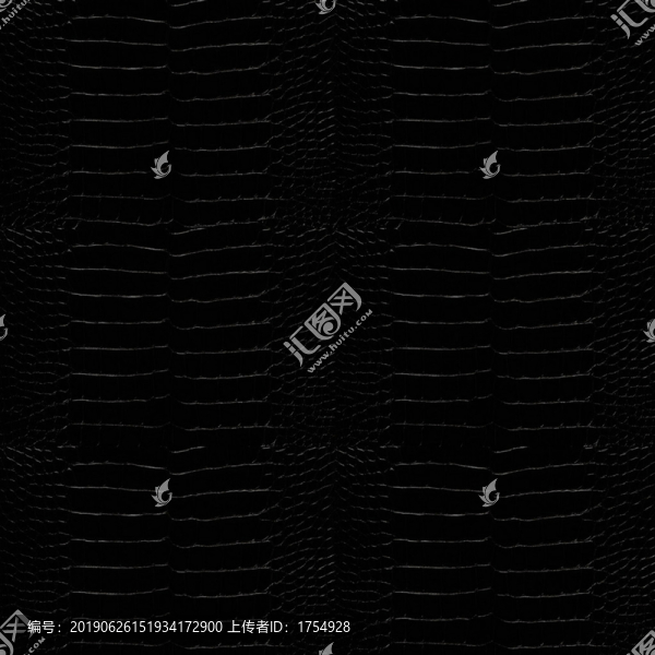 高清黑色鱷魚皮紋貼圖