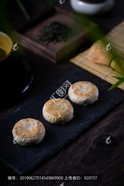 抹茶鮮花餅