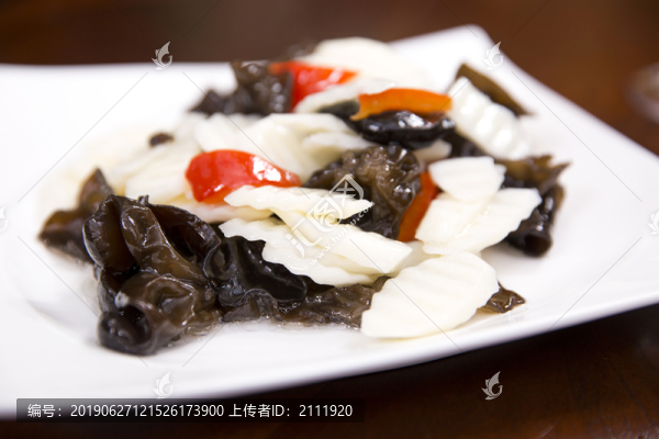 木耳炒山藥