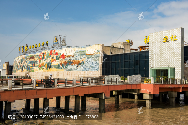漁社海邊建筑