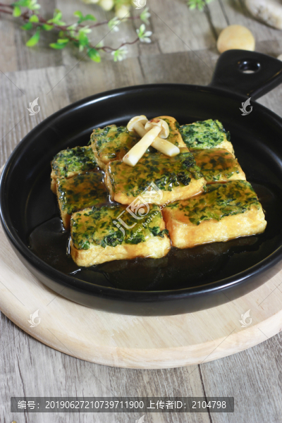 小蔥煎釀豆腐