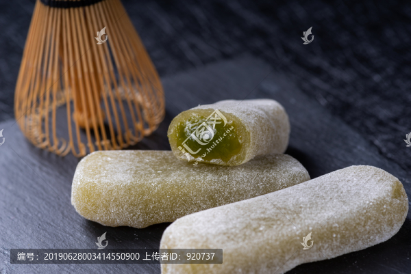 抹茶爆漿麻薯