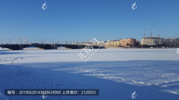 圣彼得堡的冰雪世界