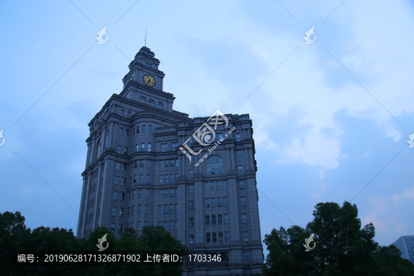 歐式建筑酒店外景