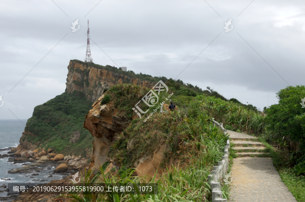 臺北野柳的山峰
