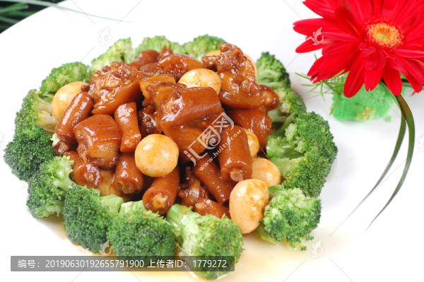 紅燒豬尾