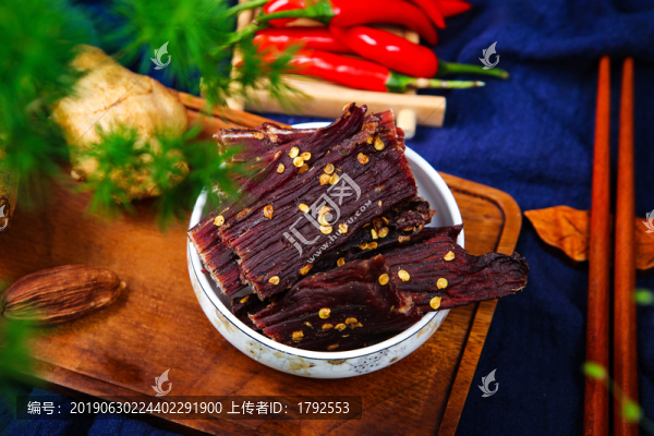 手撕牛肉干