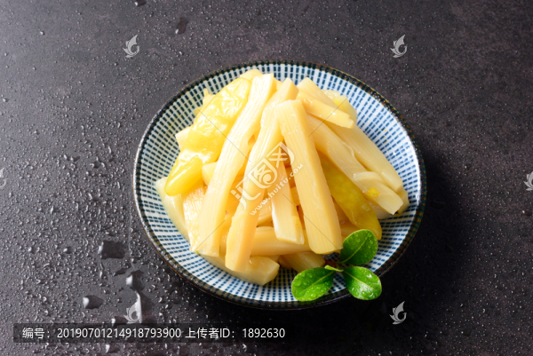 高清泡椒竹筍