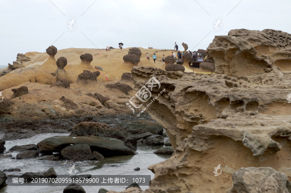 野柳地質(zhì)公園海蝕地形