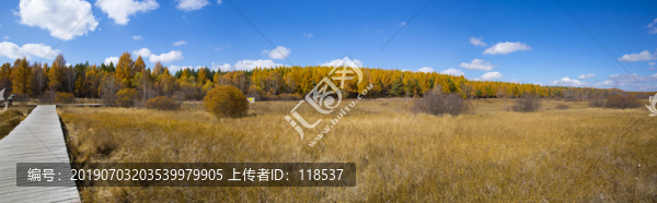 烏蘭布統(tǒng)七星湖全景