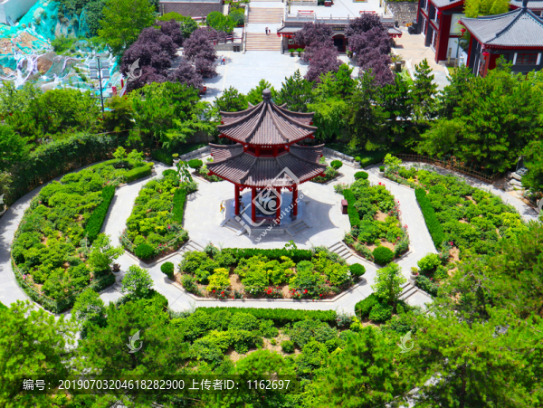 西安大雁塔全景圖