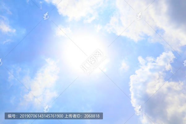 藍天白云