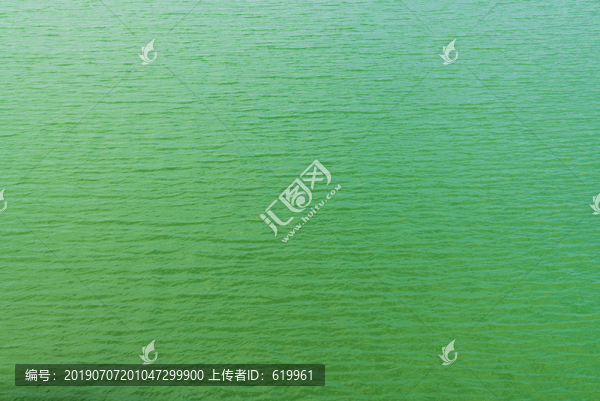 綠色水波紋