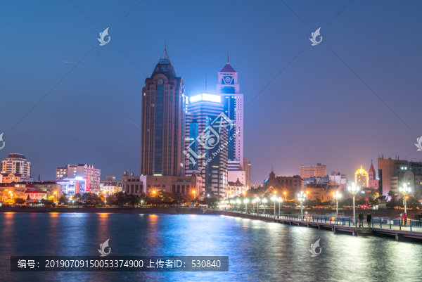 青島老城區(qū)夜景