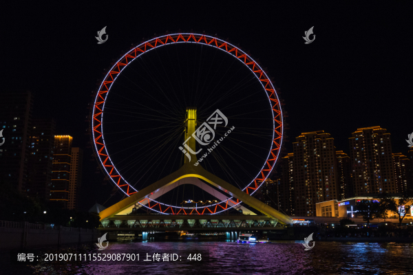 天津海河風(fēng)光天津之眼