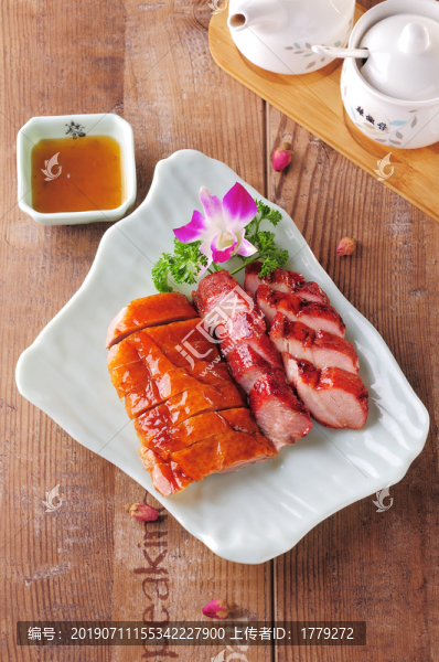 燒味雙拼燒鵝叉燒