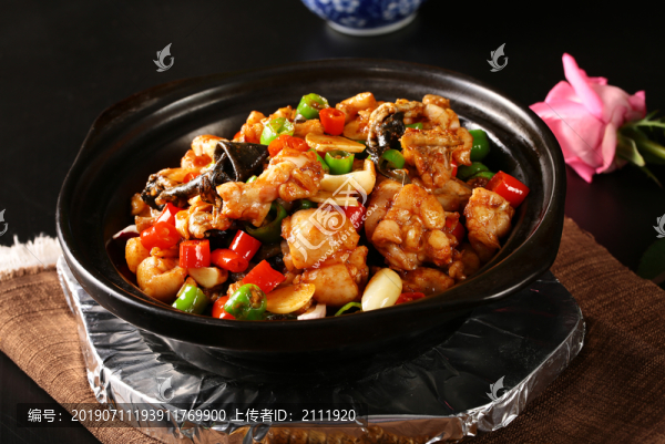 香煎巖蛙煲