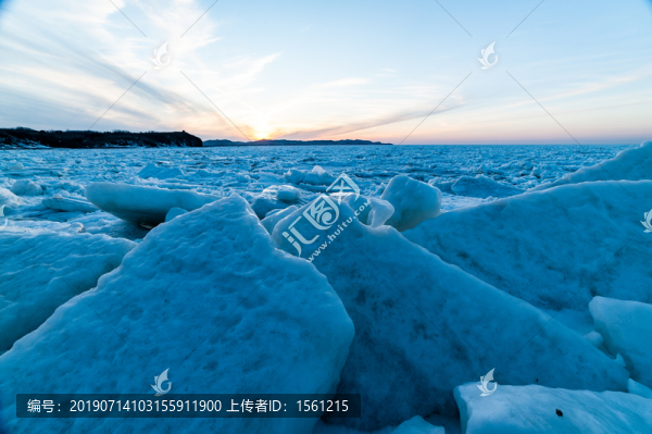 冰封大海素材