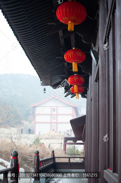 寺廟廟宇屋檐素材