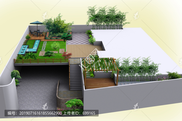 園林設(shè)計彩平圖