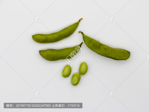 創(chuàng)意心形新鮮毛豆