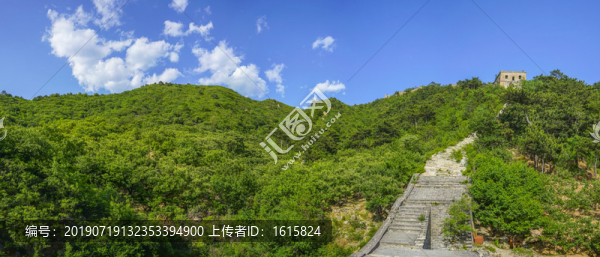 撞道口長城大畫幅