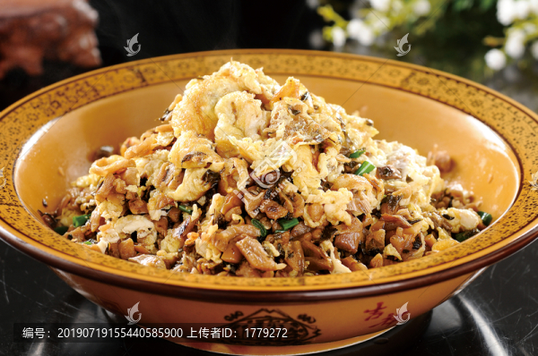 外婆菜炒雞蛋