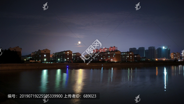 小鎮(zhèn)夜景