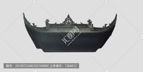 中式門樓門頭