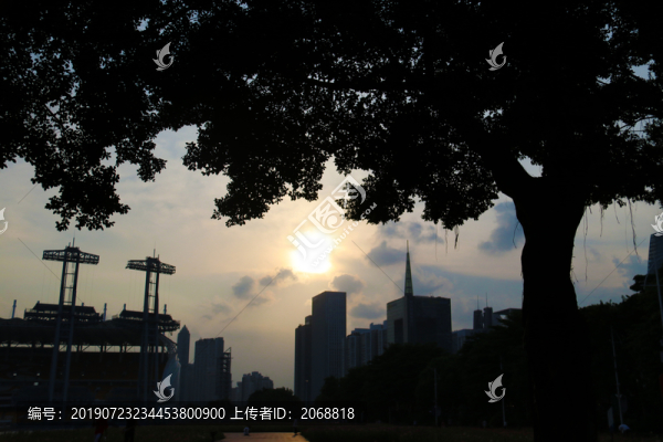 都市晚霞