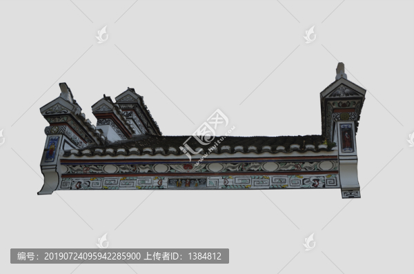 徽派建筑門樓門頭