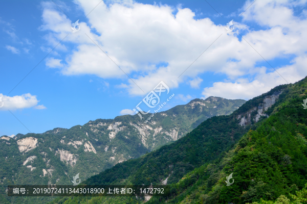 湖北天堂寨國家地質(zhì)公園夏日風(fēng)光