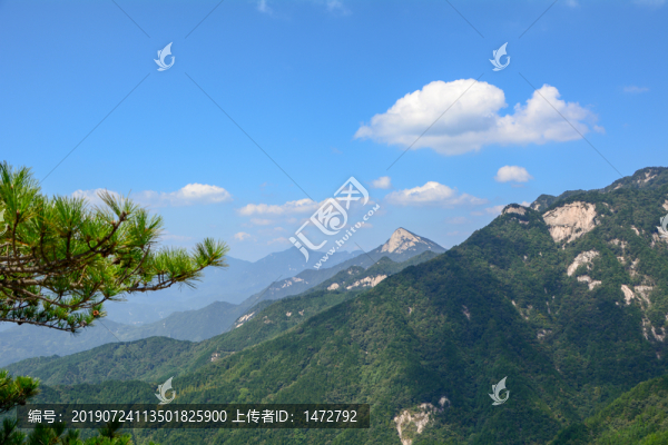 湖北天堂寨國家地質(zhì)公園夏日風光